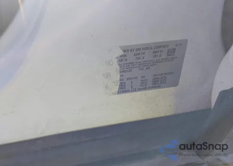 2021 Chevrolet Trax Awd Lt z USA, uszkodzony, nr VIN KL7CJPSBXMB331225